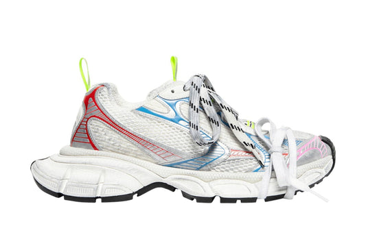 3XL Sneaker Worn Out White Blue Red