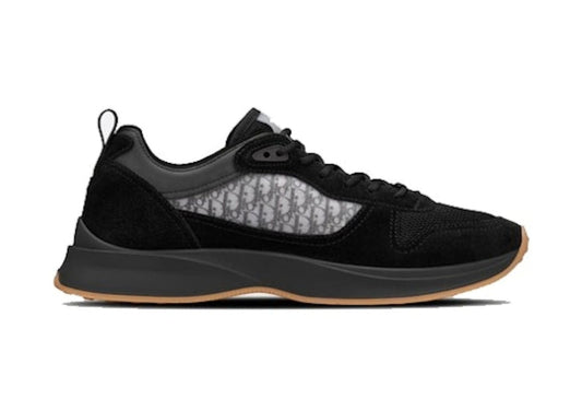 B25 Runner Black Oblique suede
